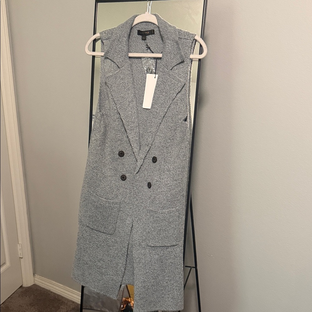 Love Tree Gray Knit Vest